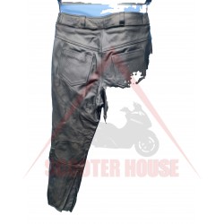 Pantaloni barbatesti -Lookwell-, piele, negru, marimea 44/16-XL