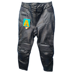 Outlet Мъжки панталон -Lookwell- Falcon-Loo, кожен, черен, размер 44/16-XL