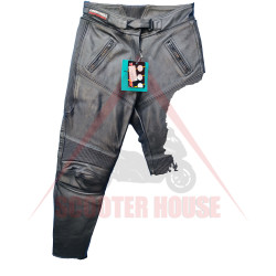 Outlet Мъжки панталон -Lookwell- Rock-Loo, кожен, черен, размер 44/16-XL