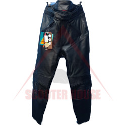 Outlet Мъжки панталон -Lookwell- Rock Reg, кожен, черен, размер 58/38-3XL