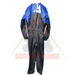 Outlet Manta de ploaie completa pentru barbati -Lookwell- Vortex, poliester, negru/albastru, marimea 50/40-M