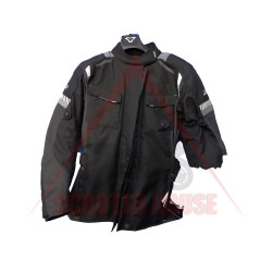 Outlet Men's jacket -Buse- Breno Pro, textile, black/anthracite, size 54/XL