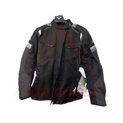 Outlet Men's jacket -Buse- Breno Pro, textile, black/anthracite, size 58/3XL