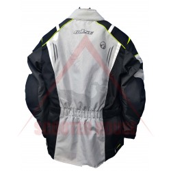 Outlet Geaca barbati -Buse- Breno Pro, textil, gri deschis/negru/galben neon, marimea 38