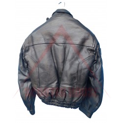 Men's jacket -Lookwell- Grider, leather, black, size 50