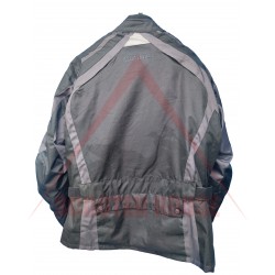 Outlet Men's jacket -Lookwell- Wind waterproof, textile, black/grey, size 66/56-7XL