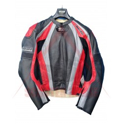 Men's jacket -Lookwell- Z-Force Mach II, leather, black/red, size 50/40-M