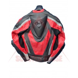 Men's jacket -Lookwell- Z-Force Mach II, leather, black/red, size 50/40-M