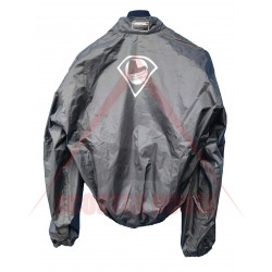 Outlet Ανδρικό αδιάβροχο μπουφάν -Lookwell- Aqua Stop, πολυεστέρας, γκρι, μέγεθος 3XL