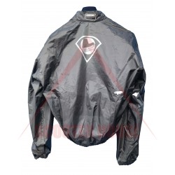 Outlet Ανδρικό αδιάβροχο μπουφάν -Lookwell- Aqua Stop, πολυεστέρας, γκρι, μέγεθος 4XL