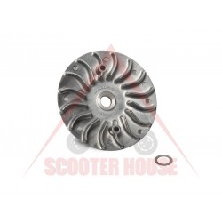 Полушайба -MALOSSI- 6119155, Ventilvar 2000, Ф=129mm, Honda SH 125-150cc, 4T, водно охлаждане Полушайба -MALOSSI- 6119155, Ventilvar 2000, Ф=129mm, Honda SH 125-150cc, 4T, водно охлаждане