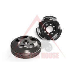 Съединител и камбана комплект -MALOSSI- 5216918 DELTA CLUTCH ф134mm PIAGGIO LEADER/​QUASAR 125-300ccm 4T AC/​LC  Vespa ET4/​LX/​LXV/​S/​GTS/​GTS Super/​GTV/​GT 60/​GT/​GT L 125-300ccm