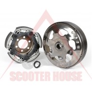 Kit ambreiaj -MALOSSI- 5218743, Maxi Fly System, 160mm, PIAGGIO 400-500cc, BMW 400cc, APRILIA 400-500cc, GILERA 500cc, PEUGEOT 400-500cc, MALAGUTI 500cc