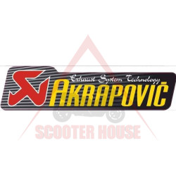 Стикер -PLUS2HP- Akrapovic, размер - 50x180mm