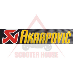 Стикер -PLUS2HP- Akrapovic, размер - 50x215mm