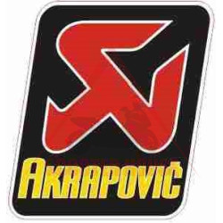 Стикер -PLUS2HP- Akrapovic, размер - 80x80mm