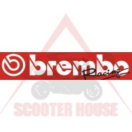 Стикер -PLUS2HP- Brembo Racing, размер - 50x215mm
