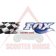 Стикер -PLUS2HP- FOX Racing Shox син, размер - 50x215mm