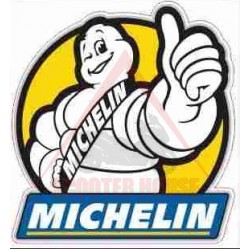 Стикер -PLUS2HP- Michelin жълт фон, размер - 75x80mm