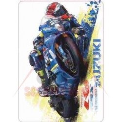 Стикер -PLUS2HP- MotoGP, Suzuki GSX-R Nr. 2, размер - 95x130mm
