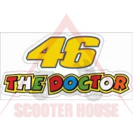 Sticker -PLUS2HP- Valentino Rossi 46, VR46, size - 70x150mm