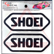 Stickers -CD- 105x95mm SHOEI 2pcs white