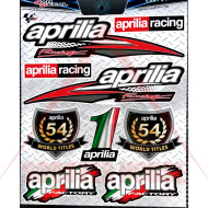 Stickers set -CD- 240x190mm APRILIA BLUE