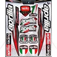 Stickers set -CD- 240x190mm APRILIA GOLD