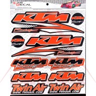 Стикери комплект -CD- 240x190mm KTM 1