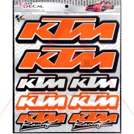 Set autocolante -CD- 240x190mm KTM 3 Set autocolante -CD- 240x190mm KTM 3