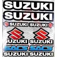 Стикери комплект -CD- 240x190mm SUZUKI 1