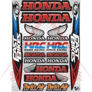 Set autocolante -PLUS2HP- Honda, HRC, Twin Air, dimensiune - 290x395mm
