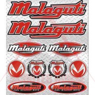 Стикери комплект -PLUS2HP- Malaguti, размер - 195x225mm